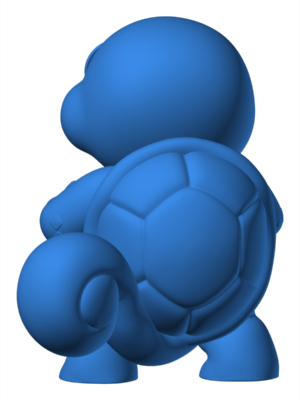Squirtle 24 3D Baskı Modeli — Pokémon