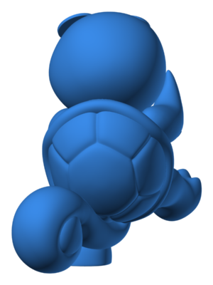 Squirtle 25 3D Baskı Modeli — Pokémon