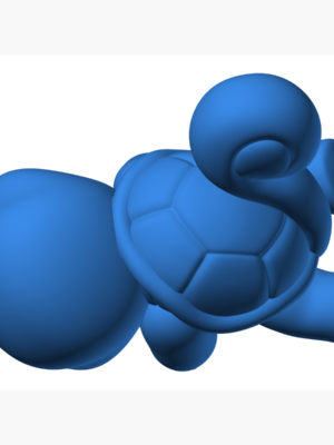 Squirtle 26 3D Baskı Modeli — Pokémon