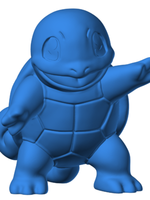 Squirtle 32 3D Baskı Modeli — Pokémon
