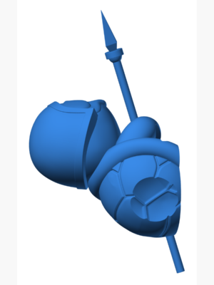 Squirtle 34 3D Baskı Modeli — Pokémon