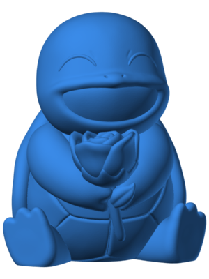 Squirtle 36 3D Baskı Modeli — Pokémon