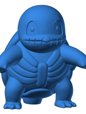 Squirtle 7 3D Baskı Modeli — Pokémon