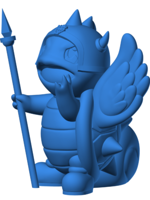 Squirtle 8 3D Baskı Modeli — Pokémon
