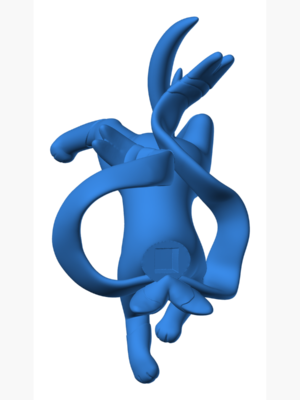 Sylveon 2 3D Baskı Modeli — Pokémon