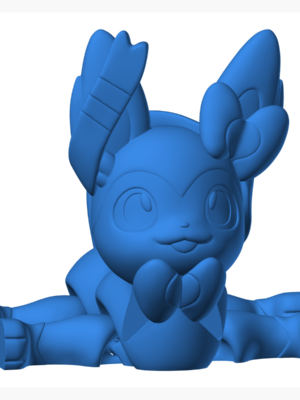 Sylveon 6 3D Baskı Modeli — Pokémon