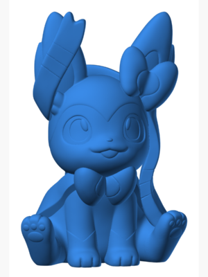 Sylveon 7 3D Baskı Modeli — Pokémon
