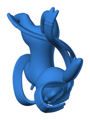 Sylveon 8 3D Baskı Modeli — Pokémon