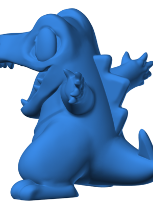 Totodile 2 3D Baskı Modeli — Pokémon