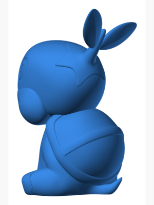 Turtwig 2 3D Baskı Modeli — Pokémon