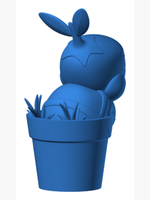 Turtwig 3 3D Baskı Modeli — Pokémon
