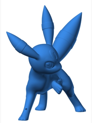 Umbreon 2 3D Baskı Modeli — Pokémon