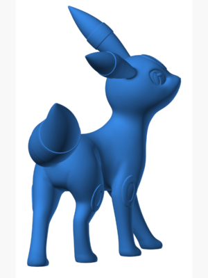 Umbreon 8 3D Baskı Modeli — Pokémon