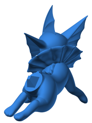Vaporeon 13 3D Baskı Modeli — Pokémon