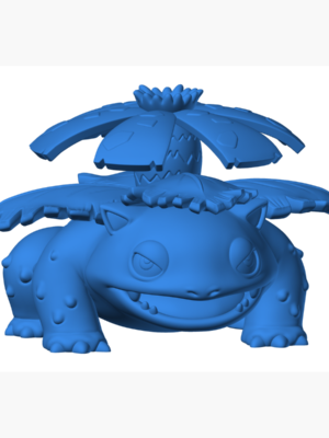 Venusaur 5 3D Baskı Modeli — Pokémon