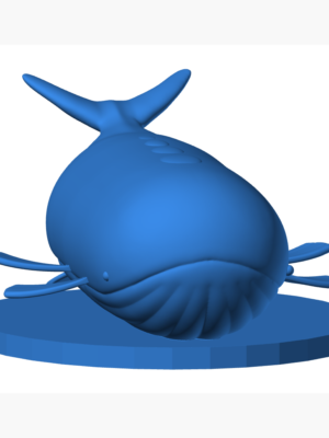 Wailord 1 3D Baskı Modeli — Pokémon