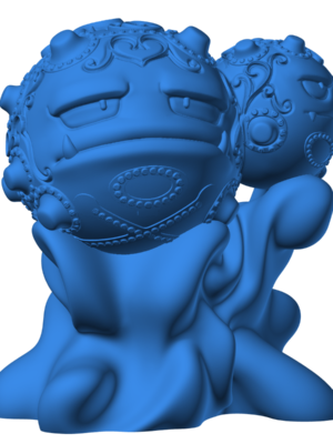 Weezing 3D Baskı Modeli — Pokémon