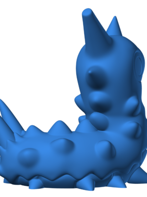 Wurmple 2 3D Baskı Modeli — Pokémon