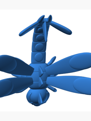 Yanmega 3D Baskı Modeli — Pokémon