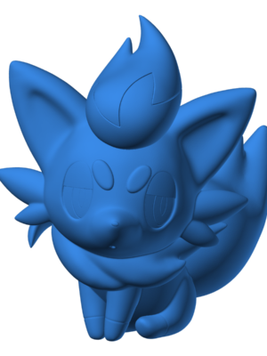 Zorua 3D Baskı Modeli — Pokémon