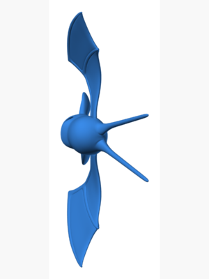 Zubat 3D Baskı Modeli — Pokémon
