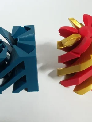 Passthrough Fidget 3D Baskı Modeli — Fidget Oyuncak