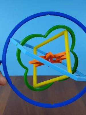 Gyro Fidget Toy 3D Baskı Modeli — Fidget Oyuncak