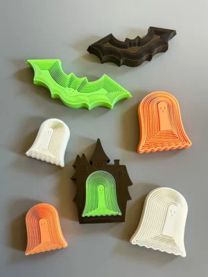 Ghost Layered Fidget 2 Sizes 3D Baskı Modeli — Fidget Oyuncak