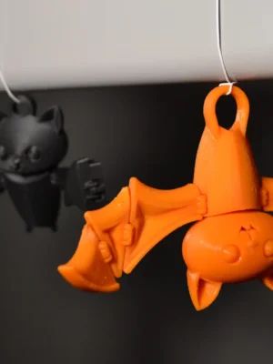 Articulated Bat Halloween Decoration 3D Baskı Modeli — Fidget Oyuncak