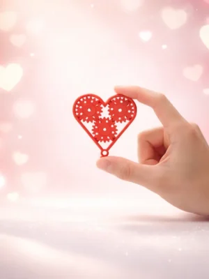 Heart Fidget 3D Baskı Modeli — Fidget Oyuncak