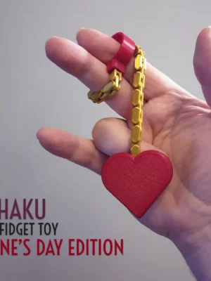 Ringchaku Spinning Fidget Toy Valentines Day Edition 3D Baskı Modeli — Fidget Oyuncak
