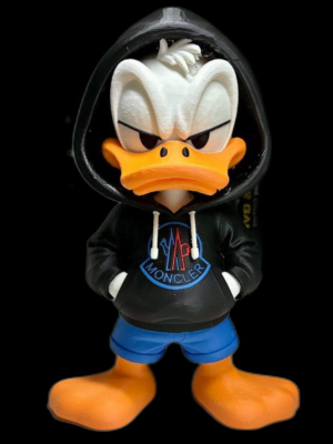 Donald Duck Kentsel Figür Heykeli