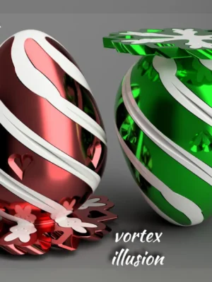 Easter Egg Hidden Bunny Fidget New V16 3D Baskı Modeli — Fidget Oyuncak