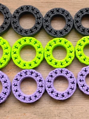 Fidget Gear Ring With Inside Knurling 3D Baskı Modeli — Fidget Oyuncak
