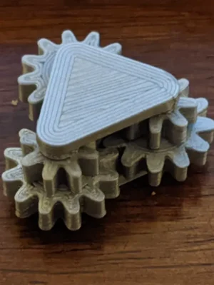 Fidget Gears Mini 3D Baskı Modeli — Fidget Oyuncak