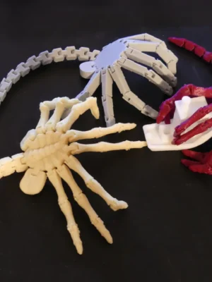 Flexi Facehugger 3D Baskı Modeli — Fidget Oyuncak