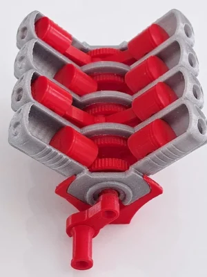 V8 Engine Fidget 3D Baskı Modeli — Fidget Oyuncak