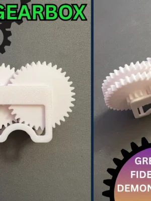 181 Gearbox Fidget Demonstration Model 3D Baskı Modeli — Fidget Oyuncak