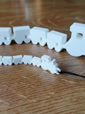 Flexi Tractor With Articulated Trailers 3D Baskı Modeli — Fidget Oyuncak