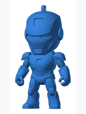 Chibi Iron Man Anahtarlık Kolye Süsü