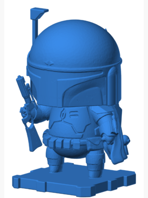 Boba Fett Kask Büst Figürü