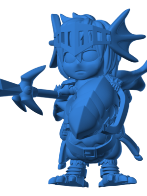 Ragnarok Chibi Lord Knight Figürü