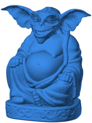 Gremlin Buda Dekoratif Heykel