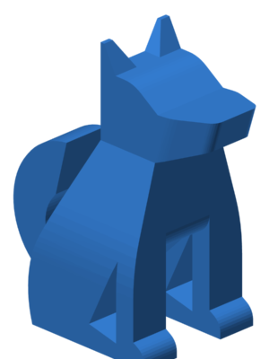 Köpek Totem Biblo Modeli