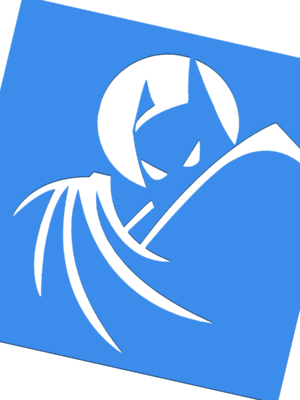 Batman Şablon Baskı Seti