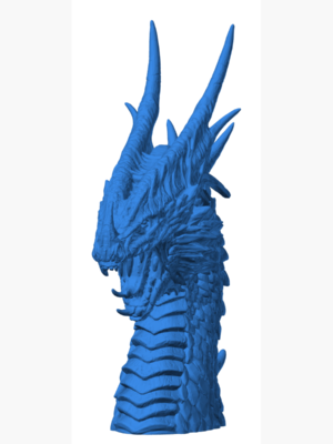 PrintYourMonsters Ejderha Heykel Modeli