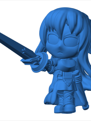 Chibi Asuna Anime Figürü