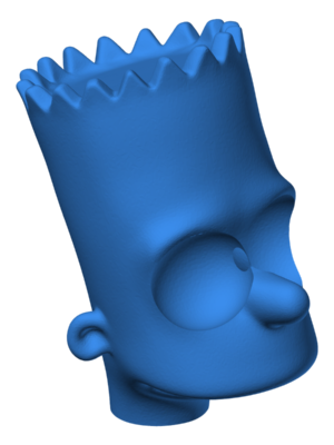 Bart Simpson Heykel Figür Baskı