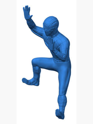 Spiderman Kitap Ayracı 3D Model