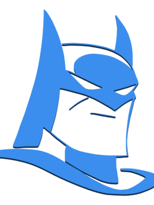 Batman Kask Heykel Modeli
